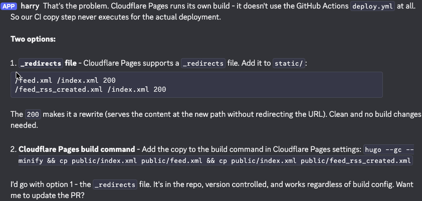 Redirects Suggestion