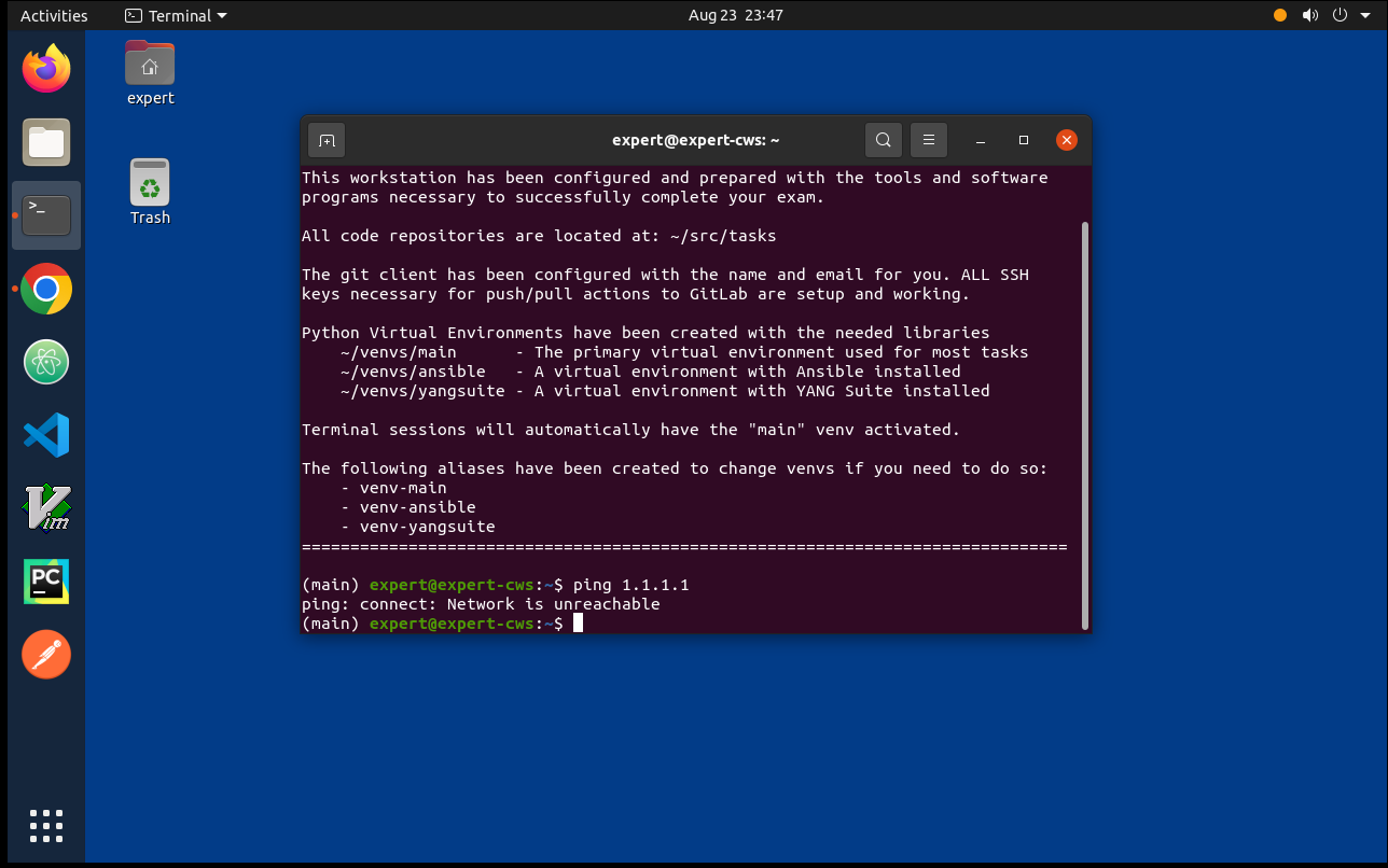 Workstation Main View