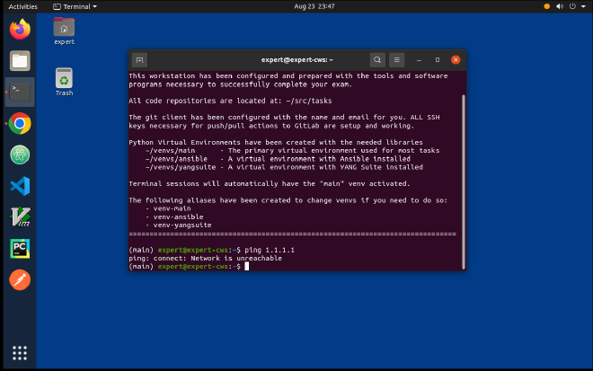Workstation Main View